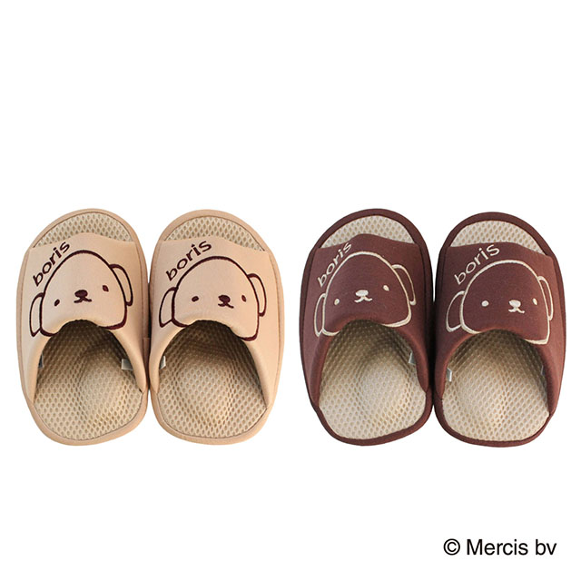 スリッパ ボリス ミッフィー 幅広 メッシュ ダイエット エクササイズ ミニ かわいい レディース おしゃれ 前あき 室内  ルームシューズ かかとなし 1足 2足セット