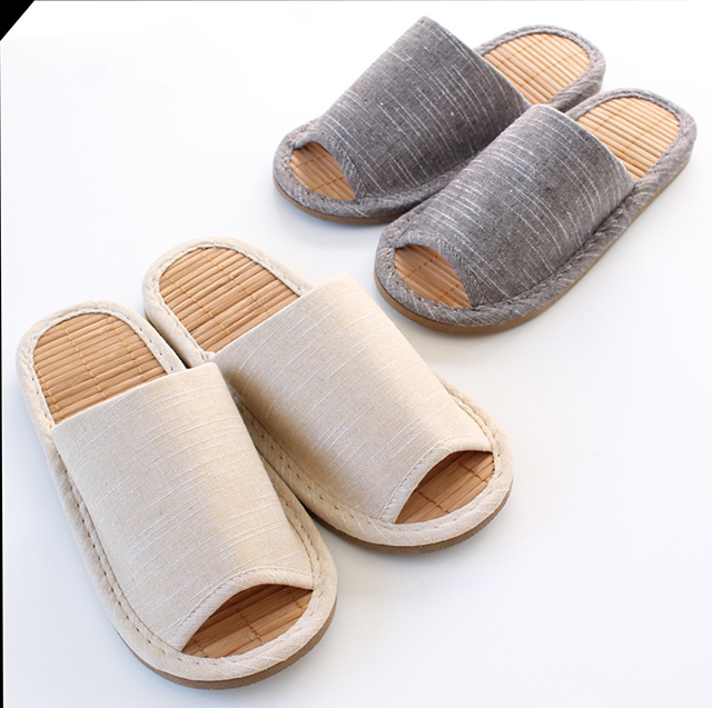 スリッパ 無地竹スリッパ 来客用 業務用 M L レディース メンズ 1足販売