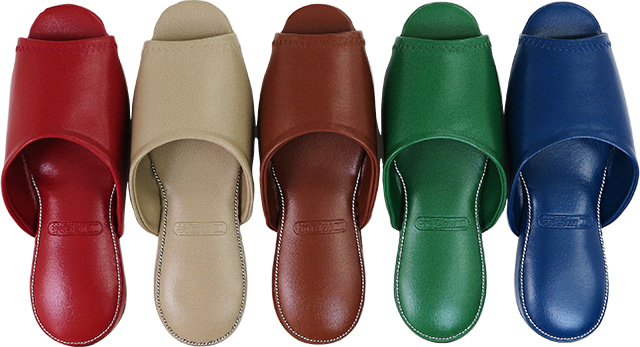 スリッパ 10足セット 業務用 名入れ 抗菌ビニールスリッパ オールカラー Mサイズ 前開き ビニール底