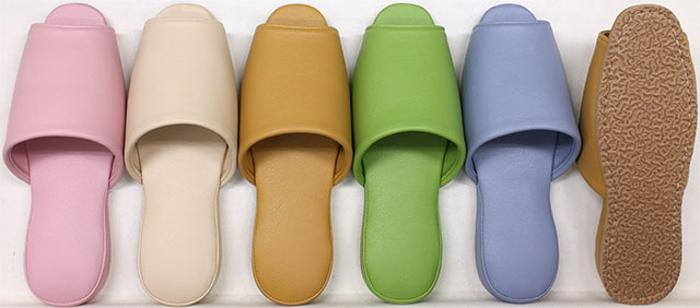 スリッパ 10足セット 業務用 名入れ ニューカラーテンダー 抗菌加工(EVA底)(前開きタイプ)