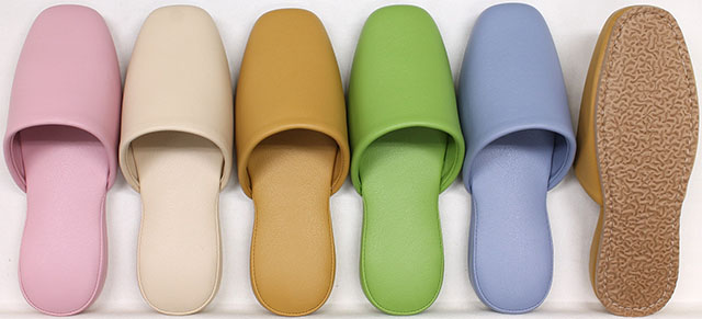 スリッパ 10足セット 業務用 名入れ ニューカラーテンダー 抗菌加工(EVA底)(前閉じタイプ)