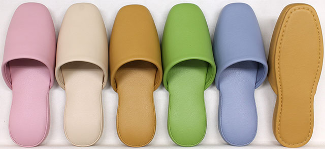 スリッパ 10足セット 業務用 名入れ ニューカラーテンダー 抗菌加工(ビニール底)(前閉じタイプ)