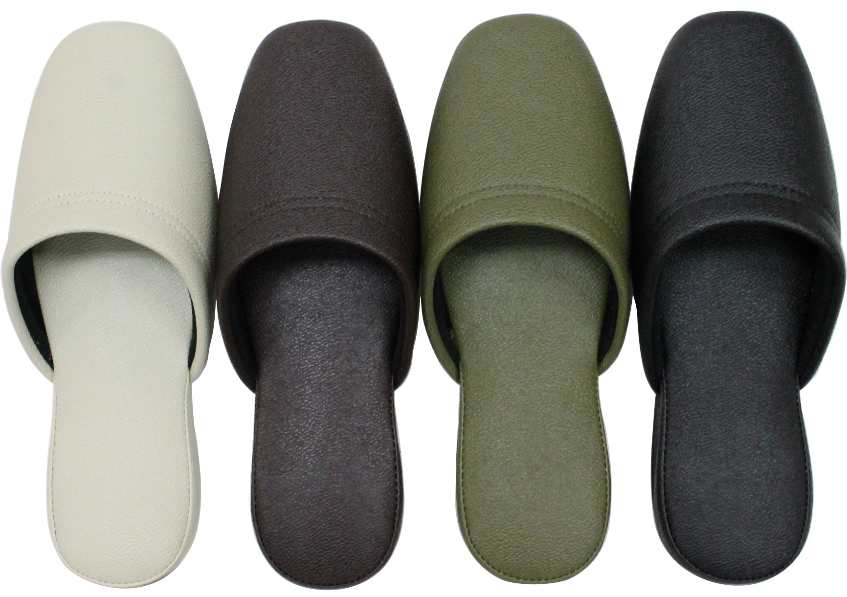 スリッパ 入学式 卒業式 メンズ [ビニールスリッパ] ニューキャスター (M/L/LLサイズ)  来客用 学校説明会 オフィス 保護者 袋別売り 黒 父 携帯 拭ける 業務用 まとめ買い